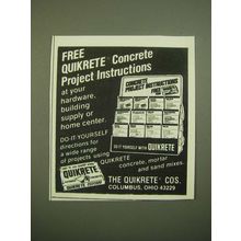 1980 Quikrete Concrete Mixes Ad