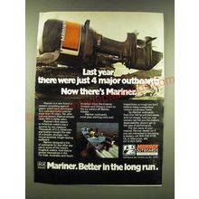 1978 Mariner Outboard Motors Ad - Last year there were just 4 major outboards.