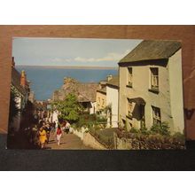 HIGH STREET, CLOVELLY, DEVON unused postcard by E T W Dennis =