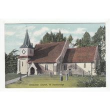 Chilbolton Church near Stockbridge Postcard Hampshire