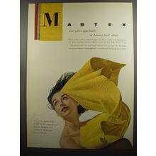 1952 Martex Golden Jubilee Towel Ad - Your golden opportunity in January