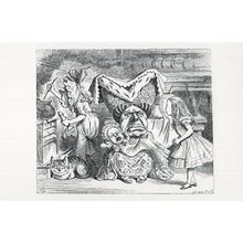 The Duchess Alice's Adventures In Wonderland Book Postcard