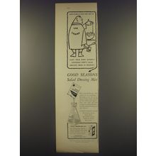 1956 Good Seasons Salad Dressing Mix Ad - Now even a man can do it