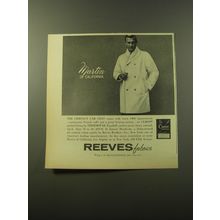 1960 Reeves Fabrics Advertisement - Martin of California - The Compact Car Coat