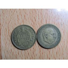 Spain 1965 Franco 1963-1965* 1 Peseta Coin