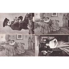 Sybil Arundel Carlisle Violet Lloyd 4x Yes Or No Actress RARE Postcard s