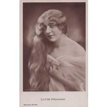 Lotte Neumann German Silent Film Actress Screenwriter Old RPC Postcard