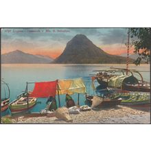 Cassarate e Monte San Salvatore, Lugano, 1926 - Paul Bender Cartolina