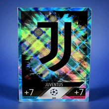 MATCH ATTAX 2022 2023 CRYSTAL PARALLEL #343 TEAM BADGE (JUVENTUS)