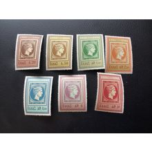 ICOLLECTZONE Greece 721-727 VF NH fresh