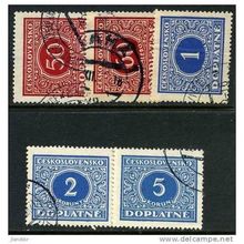 1928 5 different values - #84 fine used (o) - Postage Due