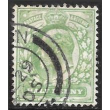 1904 -1910 New Value and New Colours ½d light green Used C5