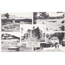 New Court Holiday Flatlets St Lukes Road Torquay Devon Plain Back Postcard