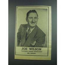 1956 Joe Wilson Ad - Pioneer Sportcaster NBC