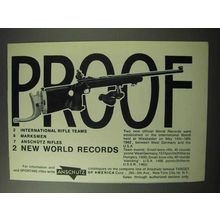 1962 Anschutz Rifle Ad - Proof