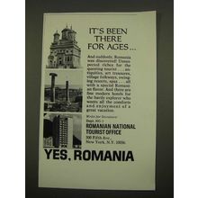 1970 Romanian National Tourist Office Ad - It's Been There for Ages