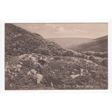Ruins in Doone Valley Postcard Devon 737b