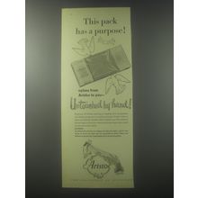 1954 Aristoc Stockings Ad - This pack has a purpose
