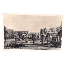 PRINCESS GARDENS, TORQUAY, Devon. used vintage postcard RP 1951 postmark =