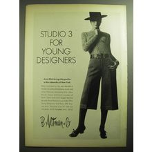 1970 B. Altman & Co. Anne Klein Gauchos and Sweater Advertisement