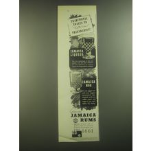 1946 Jamaica Rums Ad - Traditional toasts to warm friendships