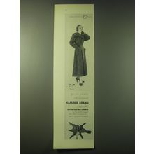 1948 Hammer Brand Fredrica Design Fur Coat Advertisement