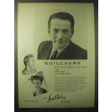 1948 Lentheric Salon Ad - Guillaume the internationally famous hair stylist