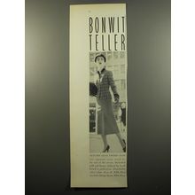 1950 Bonwit Teller Suit Ad - Autumn leaf tweed 65.00