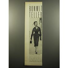 1950 Bonwit Teller Dress Ad - Incoming, Ottoman