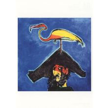 Philip Sutton Alas Poor Romeo Parrot Pirate Painting Postcard