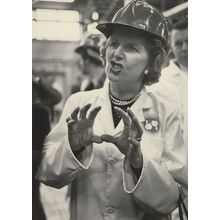 Margaret Thatcher As Crazy Mad Scientist Conservatives Real Photo Postcard