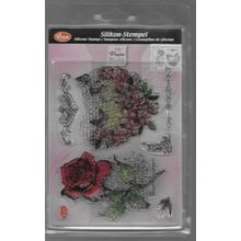My Paper World. Rose Stamp Set. Stamping Cardmaking Scrapbooking Crafts