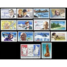 C101-C131 1983-1991 Airmail Commemorative Set of 34 MNH Stamps - Stuart Katz