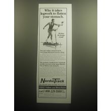 1993 NordicTrack Exercise Machine Advertisement - Why it takes legwork