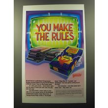 1992 Galoob Game Genie Advertisement - You make the rules