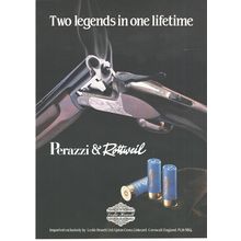 PERAZZI & ROTTWEIL shotgun (Leslie Hewett Ltd, Cornwall) Original 1986 Advert