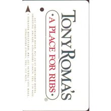 Tony Roma's A Place For Ribs S'pore Transitlink Train/Bus Card