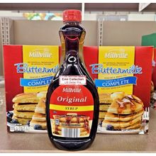 Millville Buttermilk Pancake & Waffle Mix & Millville Orginal Syrup (3 Items)