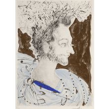Salvador Dali (1904-1989). Portrait de Ronsard, from Les Amours de Cassandre, 19