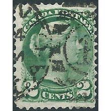 Canada 1872 SG77 2c Deep Green Fine Used .. ..