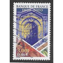 FRA 2000 3F '200TH ANN OF BANK OF FRANCE' FINE USED (EBID55-888)