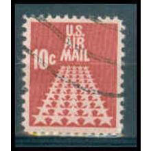 Used C72 10c 50 Stars Runway Fine WA0844
