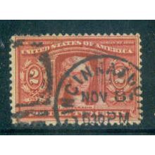 Used 324 2c Thomas Jefferson Barely Clears C2345