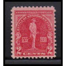 688 2c Battle of Braddock Just Clears MNH O2495
