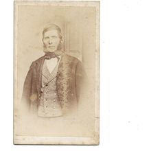 Gentleman, H Murdoch Studio, Beresford Terrace, Ayr, Scotland, CDV.