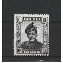 Brunei.SG106 10c Sultan Omar Ali Saifuddin.Fine Used.Aug25s