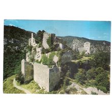 OPPEDE LE VIEUX used postcard 1987 postmark =