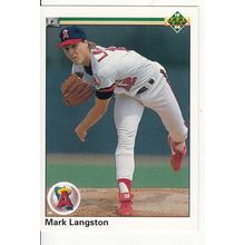 1990 Upper Deck Mark Langston baseball card #783 – Angels