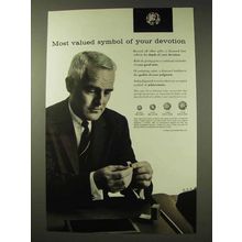 1957 De Beers Diamond Ad - Most Valued