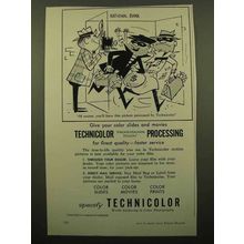 1959 Technicolor Professional Touch Processing Ad - Of Course